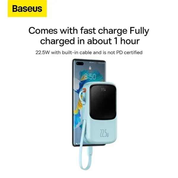 Baseus 10000mAh 22.5W QPow Pro Digital Display Fast Charge Power Bank - Image 3 | Buy Online Sri Lanka