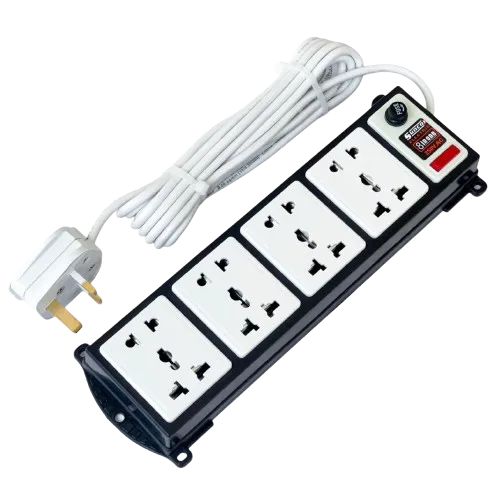 Sunco Extension Wire Cord 2m / 5m Multi Plug Trailing Socket 2200w 8 Way