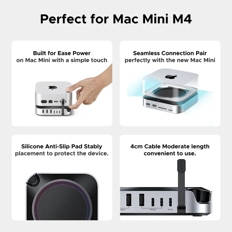 UGREEN 11 – in – 1 Type-C Docking Station (Mac Mini M4 or M4 Pro ) - Image 4 | Buy Online Sri Lanka