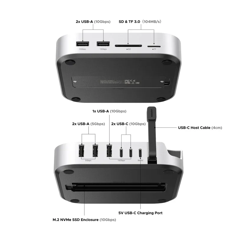 UGREEN 11 – in – 1 Type-C Docking Station (Mac Mini M4 or M4 Pro ) - Image 6 | Buy Online Sri Lanka