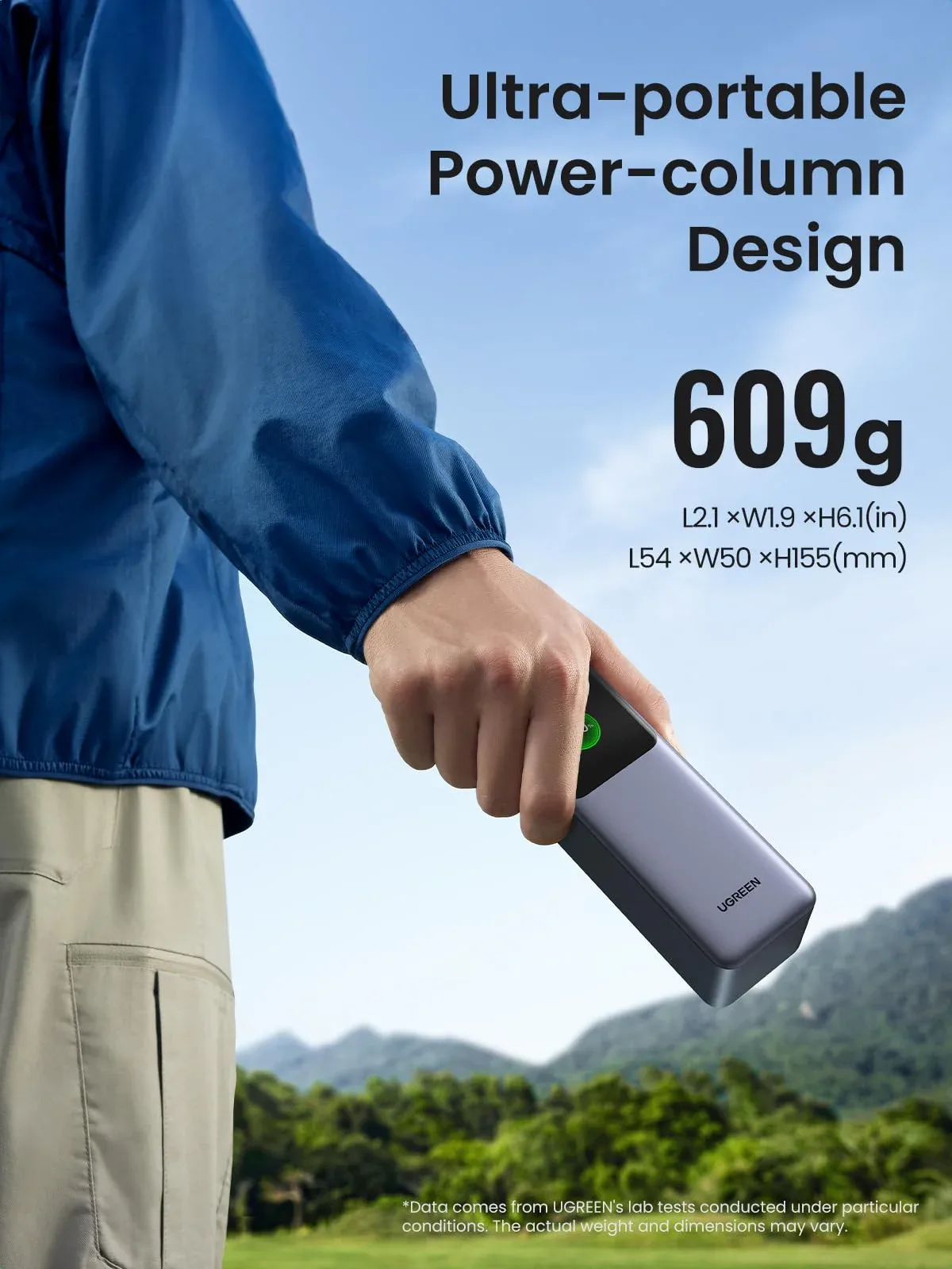 UGREEN 25000mAh 200W Nexode Smart Display Power Bank – PB722 – 35525B – 1 Year Warranty - Image 6 | Buy Online Sri Lanka
